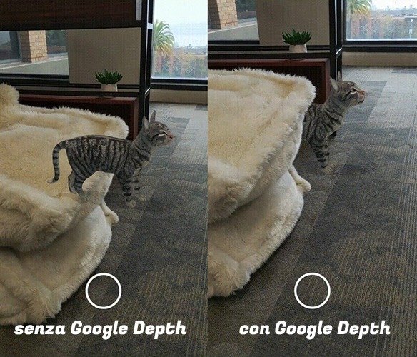 Utilizzo reale di Google Depth con gatto