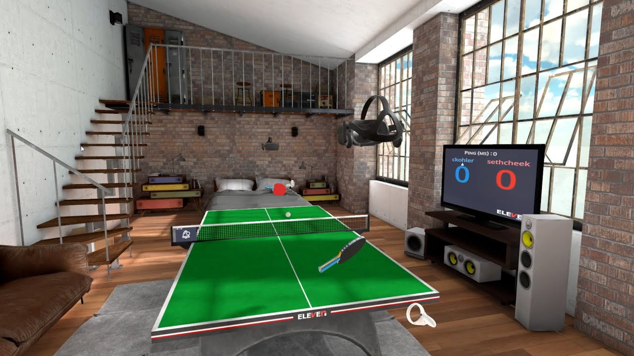 table tennis immagine gioco in vr