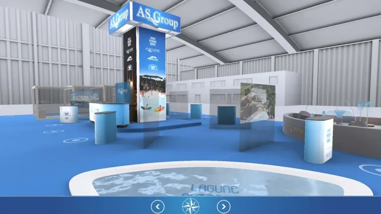 Showroom virtuale 3D realizzato da InteractiveLab per un progetto aziendale
