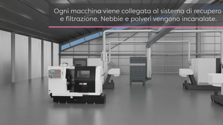 Ricostruzione 3D dell'impianto industriale Fama Project